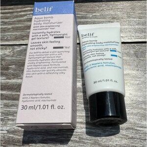 Belif Aqua Bomb Hydrating Body Moisturizer with Skin Brightening Niacinamide New
